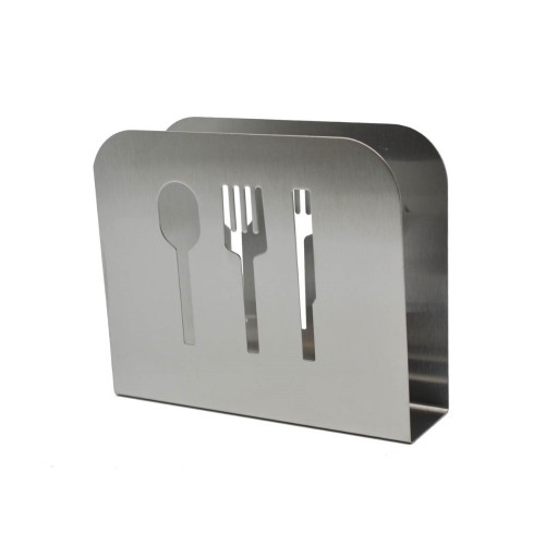 Χαρτοπετσετοθήκη Inox Με Σχέδιο Μαχαιροπίρουνα Ankor 812479