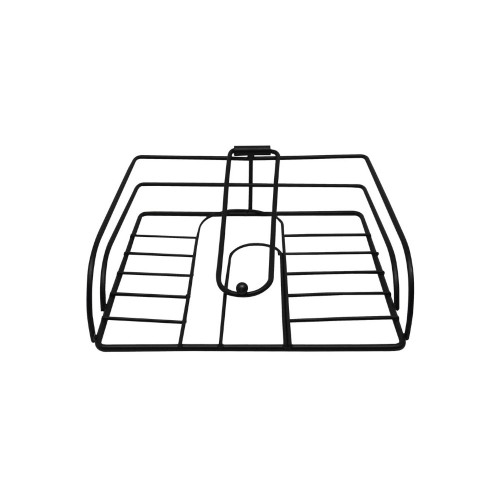 Χαρτοπετσετοθήκη Τετράγωνη Μεταλλική Μαύρη Ankor 814176