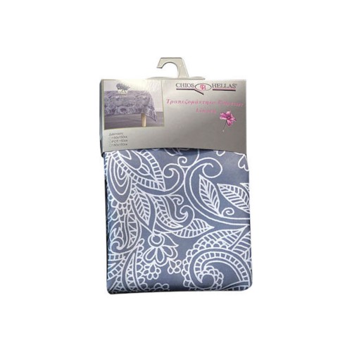 Τραπεζομάντηλο Αλέκιαστο Υφασμάτινο 150x150cm Λαχούρι Linnea Chios Hellas 19050