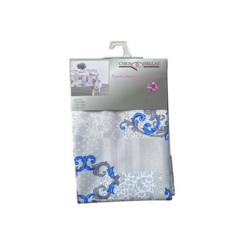 Τραπεζομάντηλο Αλέκιαστο Υφασμάτινο 150x150cm Romance Linnea Chios Hellas 19050