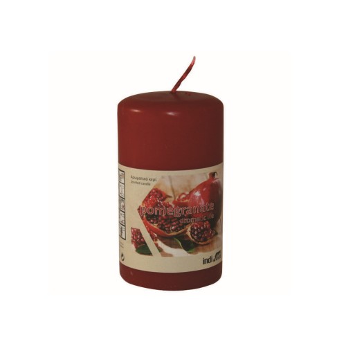 Αρωματικό Κερί Κορμός Ρόδι 6x11cm Indiker 122008-44