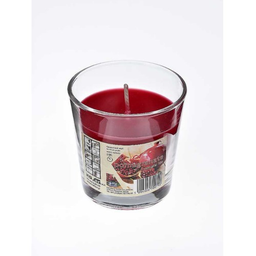 Αρωματικό Κερί Ρόδι Σε Ποτήρι 9 Ωρών Indiker 121700-44